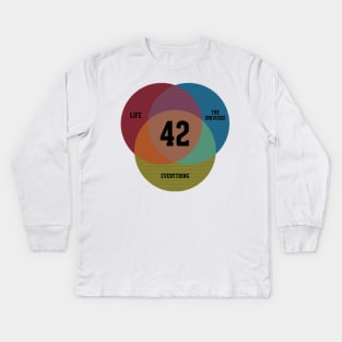 Venn Diagram Kids Long Sleeve T-Shirt